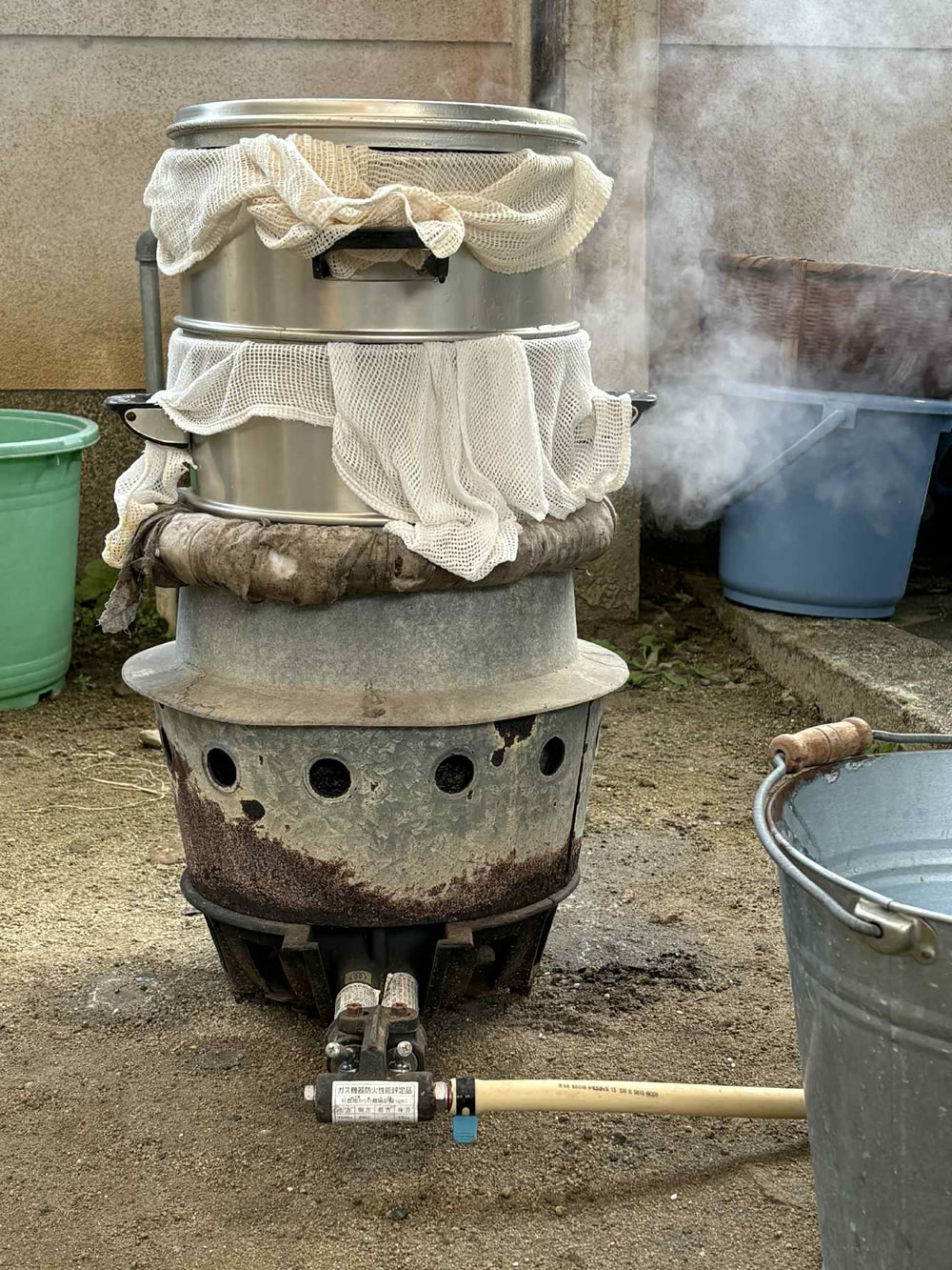 餅米蒸しシステム